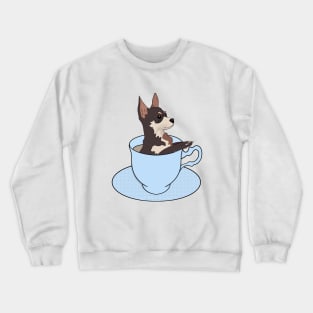 Funny Dog Lover Teacup Chihuahua Crewneck Sweatshirt